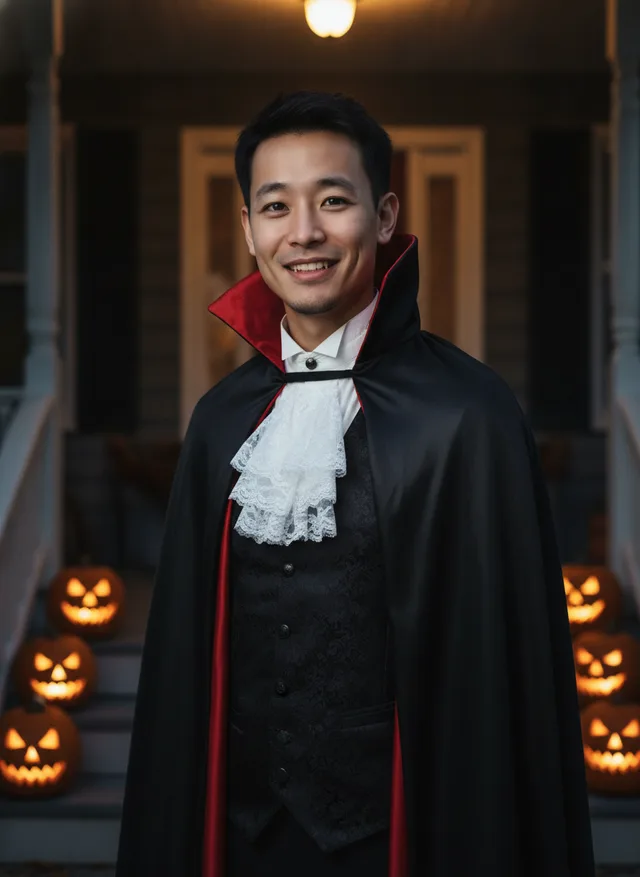 Vampire costume sample (smile)